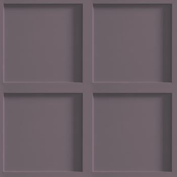 purple contemporary panelling effect wallcovering for commercial interiors, made in the UK