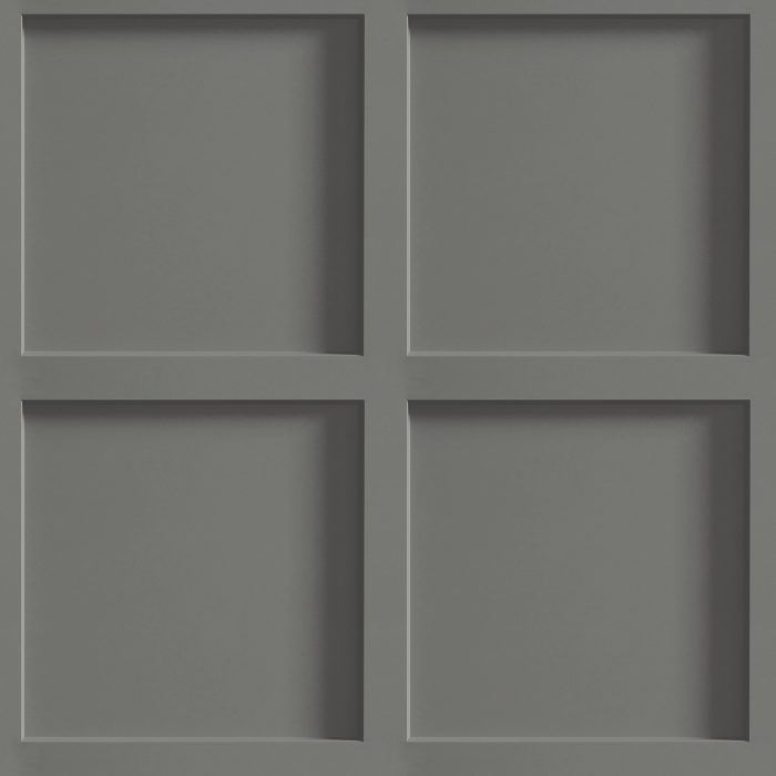 grey contemporary panelling effect wallcovering for commercial interiors, made in the UK