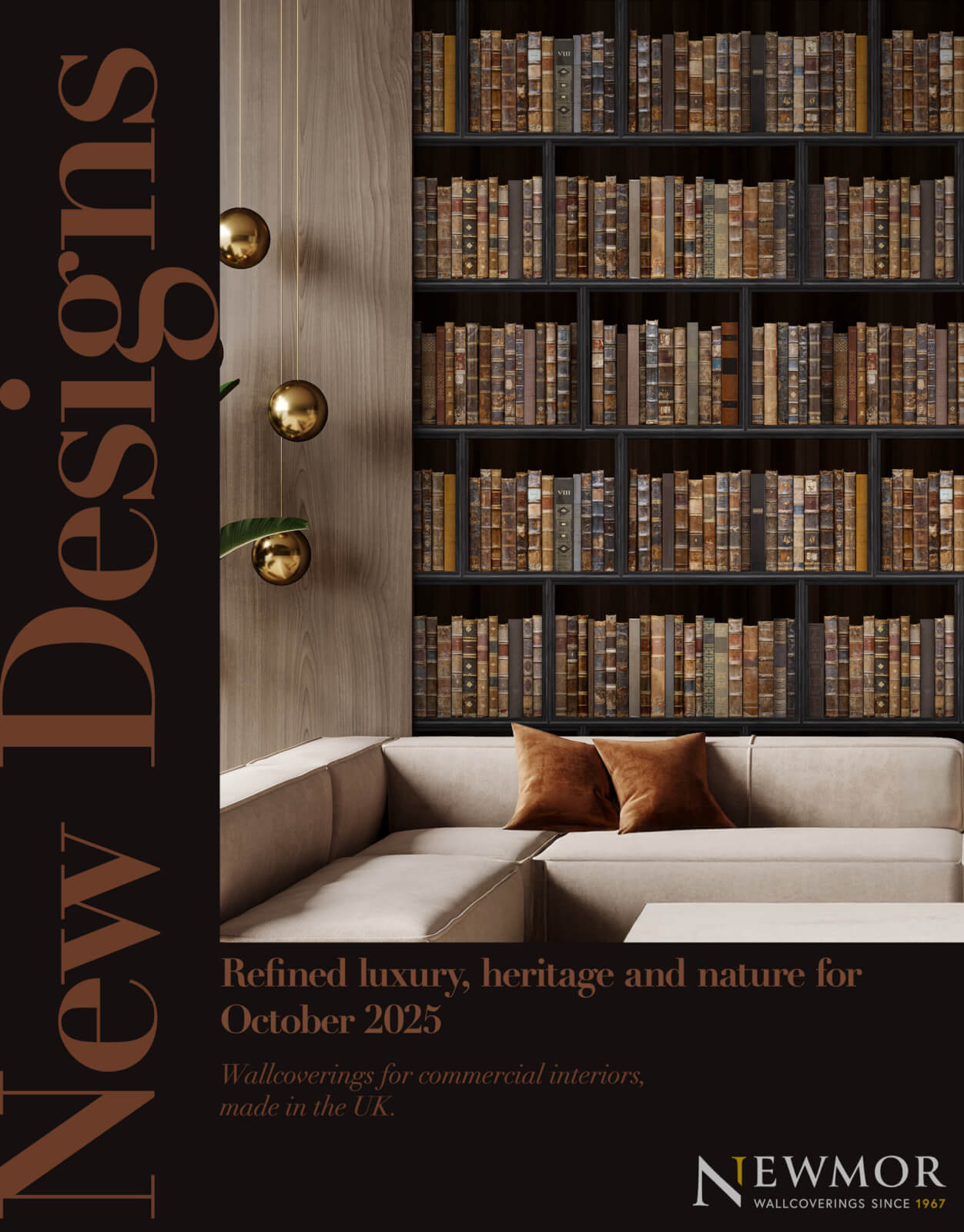 Newmor Wallcoverings - Athenaeum, Broxton, Prism & Slate